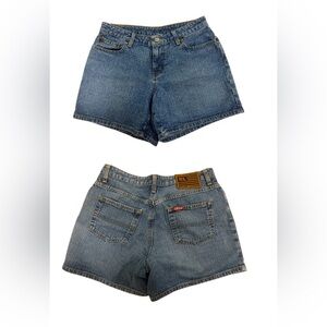 Vintage Y2K Ralph Lauren Classic Blue Denim Women’s Jean Shorts Size 6
